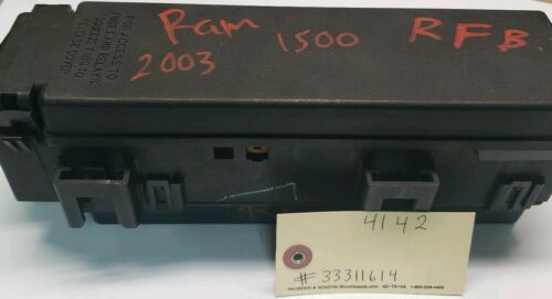 Secondary Fuse Box Power Relay 2002 2003 2004 2005 Dodge ... 2002 dodge 1500 fuse box 