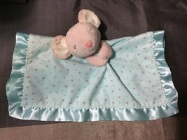 George Walmart Pink Swirl Baby Blanket Brushed Cherub Satin Security Lovey 30X36