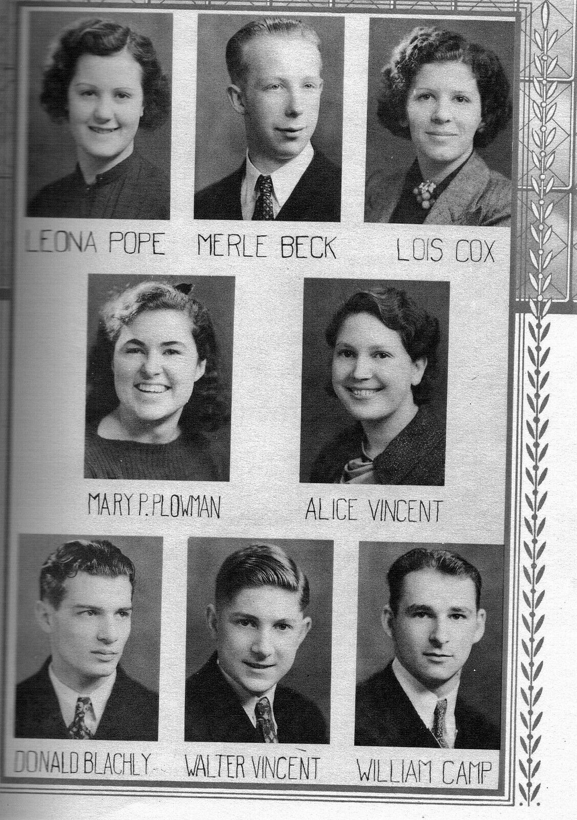 1938 Mapleton High School YearBook, Maple Log, Mapleton, Oregon
