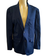 INC International EDV Collins 98%Cotton Navy Performance Blazer Men Slim... - $108.90