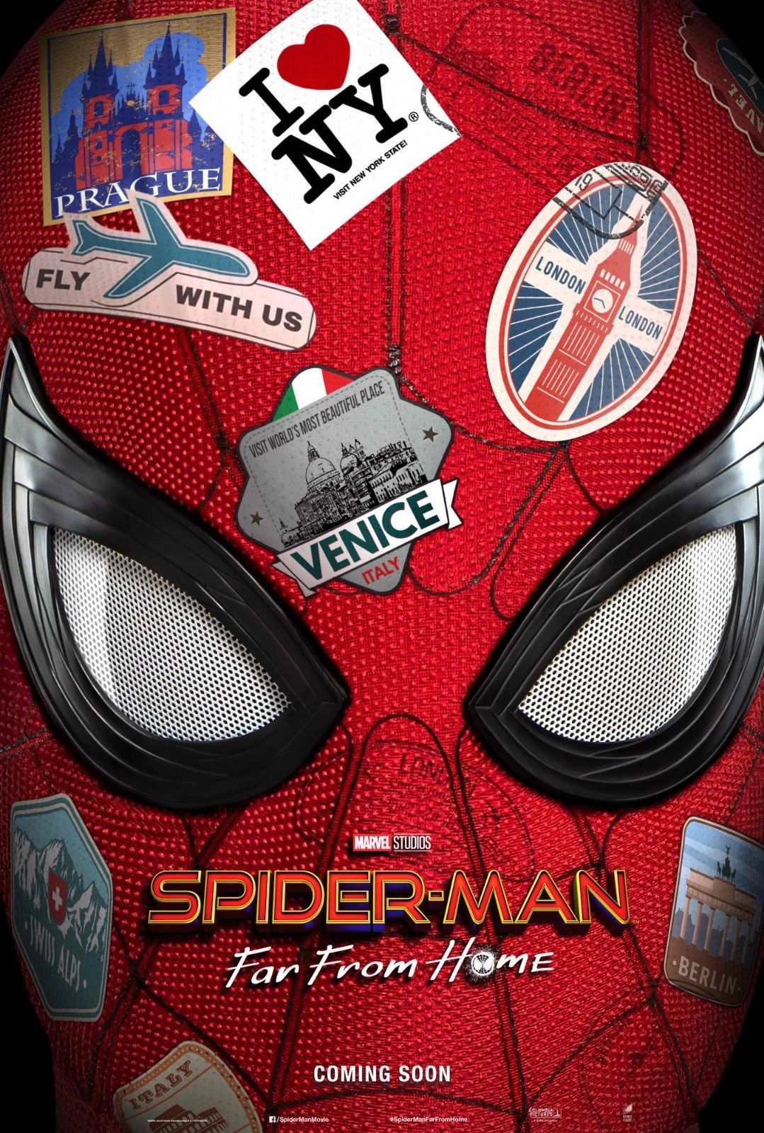 Spider man Far From Home Movie Poster 24x36 27x40 32x48 Marvel Art Print