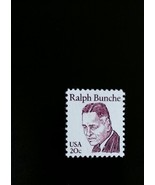 1982 20c Ralph Johnson Bunche American Political Scientist Scott 1860 Mi... - $0.99