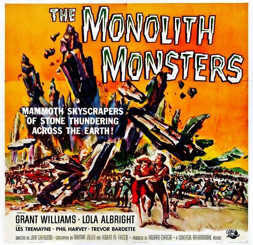 THE MONOLITH MONSTERS (1957) - Classic Horror B-Movie - Buy 2 DVD's ...