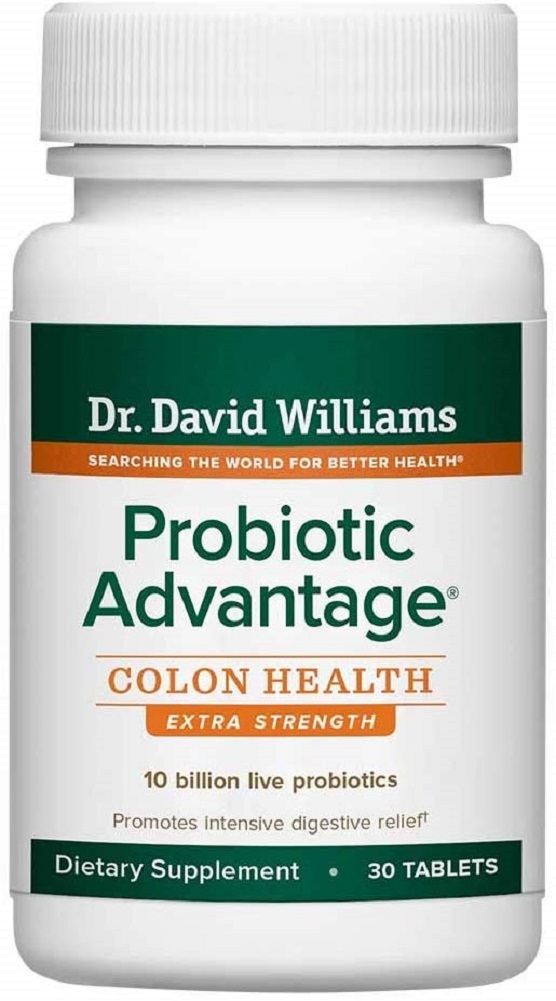 Dr. David Williams' Probiotic Advantage Colon Health  30 Tablets (30-Day Supply)