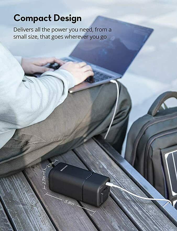 20000MAH AC Portable Charger Plug Outlet 80W Laptop Phone USB RAVPower