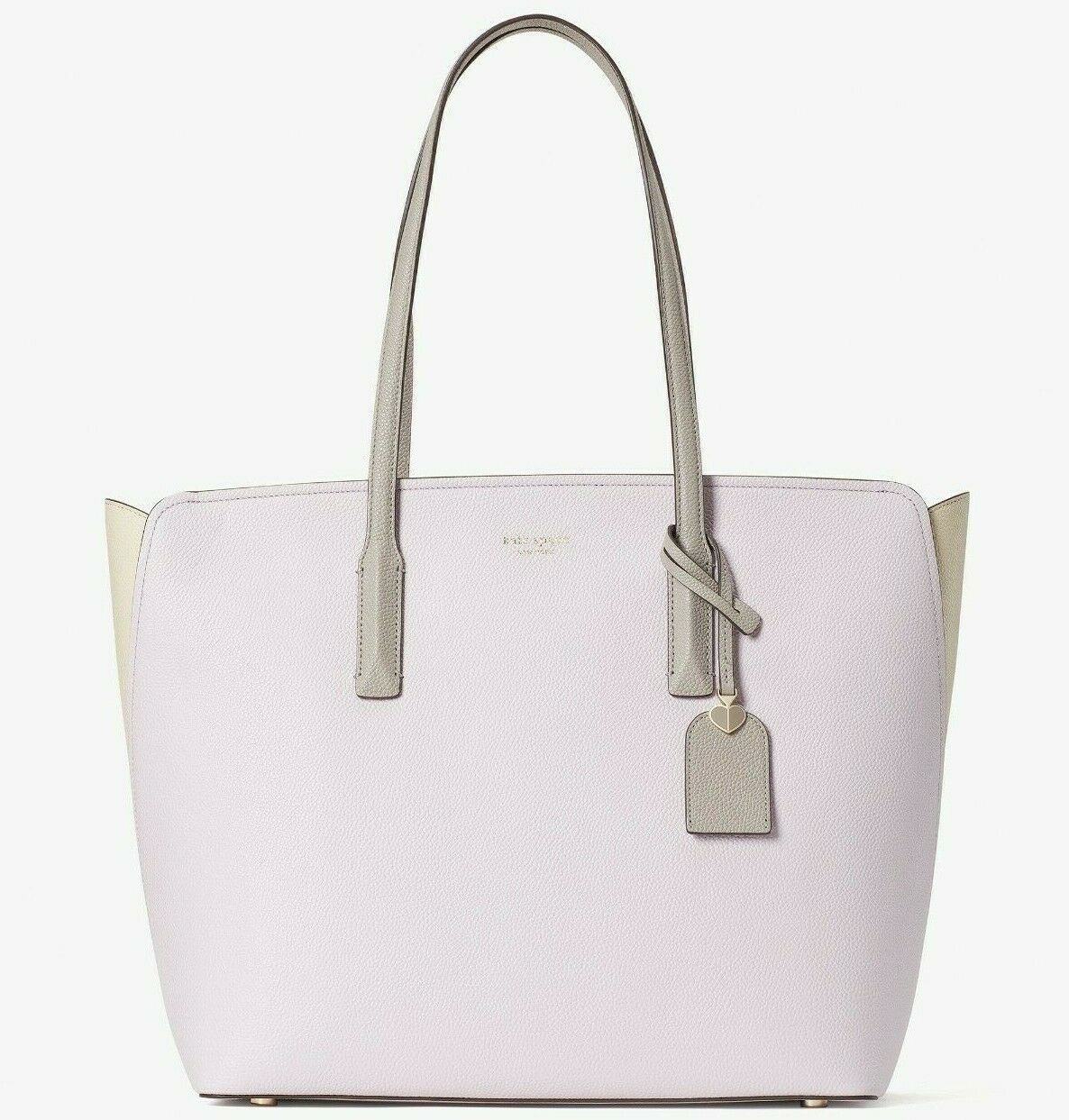 Kate Spade Margaux Lilac Moonlight Leather Large Tote PXRUA226 NWT $298 MSRP FS