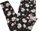 New No Boundaries Black Santa Toss Print Ankle Leggings NWT Size S/CH (3-5) - $8.90