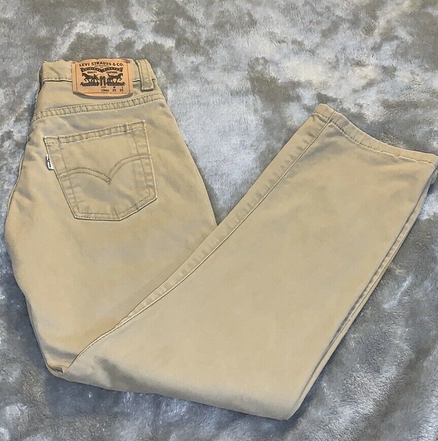 levi 514 tan jeans