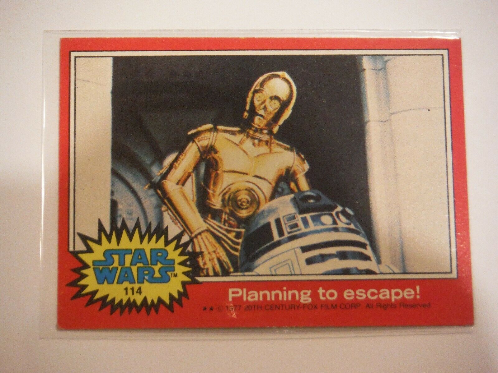 Star Wars Series 2 (Red) Topps 1977 Trading Card 114