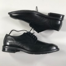 New Cole Haan Dress Shoes Mens 8.5M Oxfords Black Wingtips Brogue Grand Os - $60.76