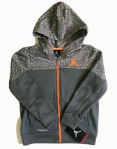 Nike Air Jordan Boy&#39;s Therma Fit Jacket Full-Zip Hooded Jacket, Size 4 G... - $29.95