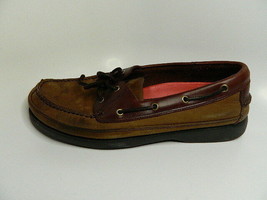 Mens GH Bass Harry II Leather Upper Brown Boat Shoes Size 10.5W  - $29.99