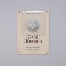 Game of Thrones Pure Silver Coin of the Faceless Man, All Men Must Die image 2
