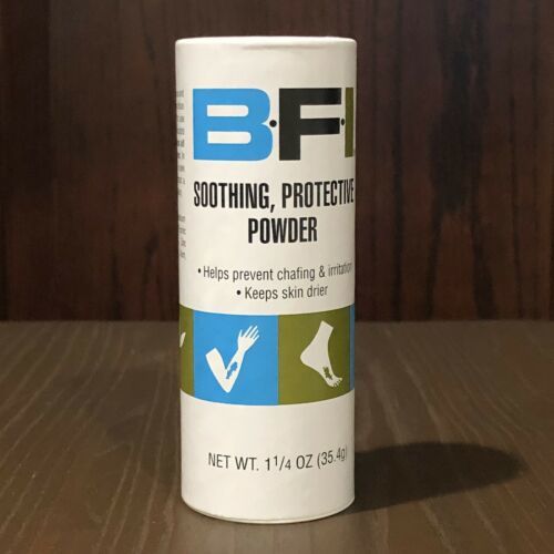 BFI Antiseptic First Aid Powder 1.25 Oz Bismuth Formic Iodide Talc New RARE Nail Art