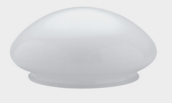 Westinghouse LAMP SHADE Mushroom White Glass Low-Profile 1 pk 3.75 H 85613 NEW!