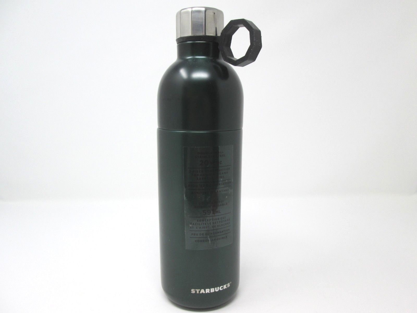 Starbucks Teavana S/'well Insulated Water Bottle//Shiny Green//17 fl oz//502ml