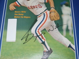 Bump Wills Signed Framed 1977 Sports Illustrated Magazine Cover Rangers image 2