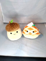 Squishmallow Pippie Pumpkin Pie And Mac the Acorn Harvest Fall Bundle 8&quot;... - $39.54