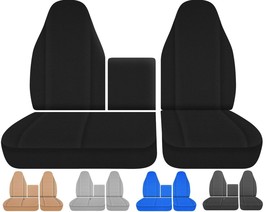 Front truck seat covers Fits 1996-2021 Isuzu N Series NRR NQR NPR ,Made to fit - $119.99