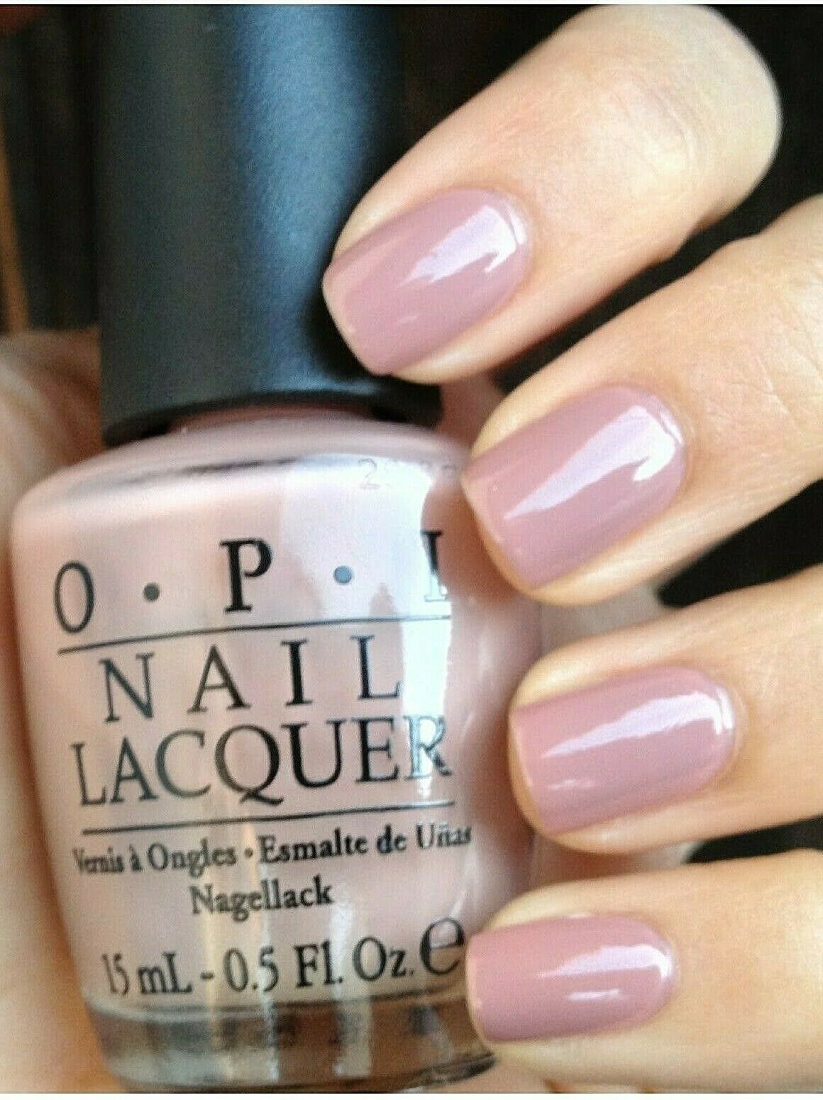 OPI TICKLE MY FRANCE-Y Naughty Nude Beige Light Tan Nail Polish Lacquer F16 New!