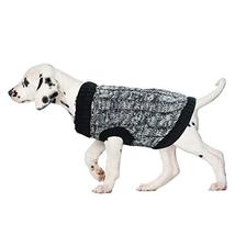 Trendy Apparel Shop Mixed Yarn Knitted Pet Puppy Dog Sweater - Black - L - $24.99