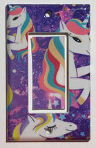 Siwa Unicorn Light Switch Toggle GFI Outlet wall Cover Plate Home Decor image 9