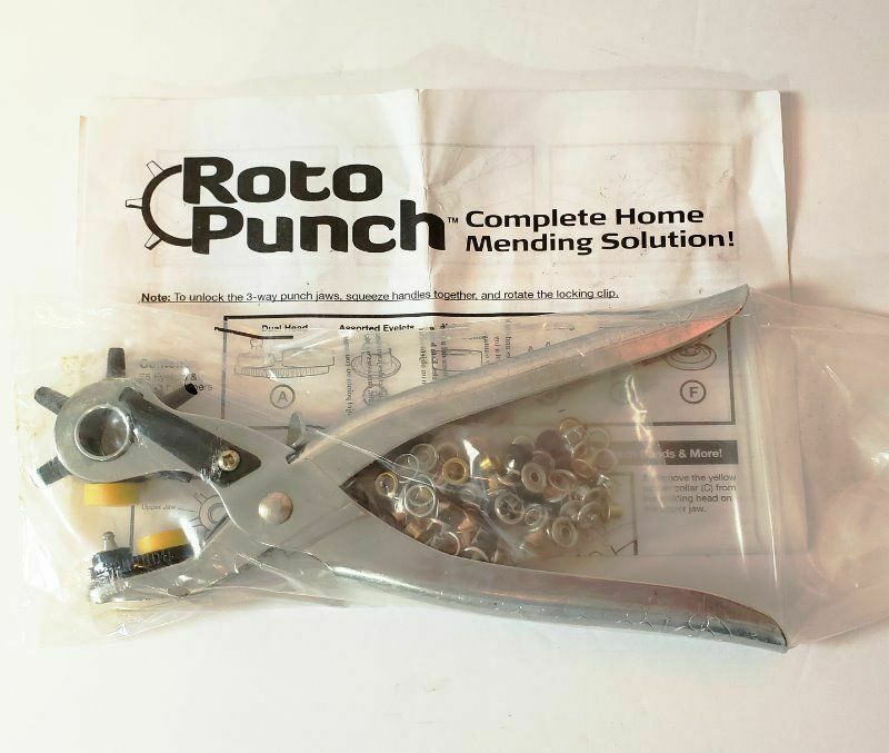 Primary image for Roto Punch Complete Home Mending Solutions Eyelets Snap Fasteners As Seen On TV