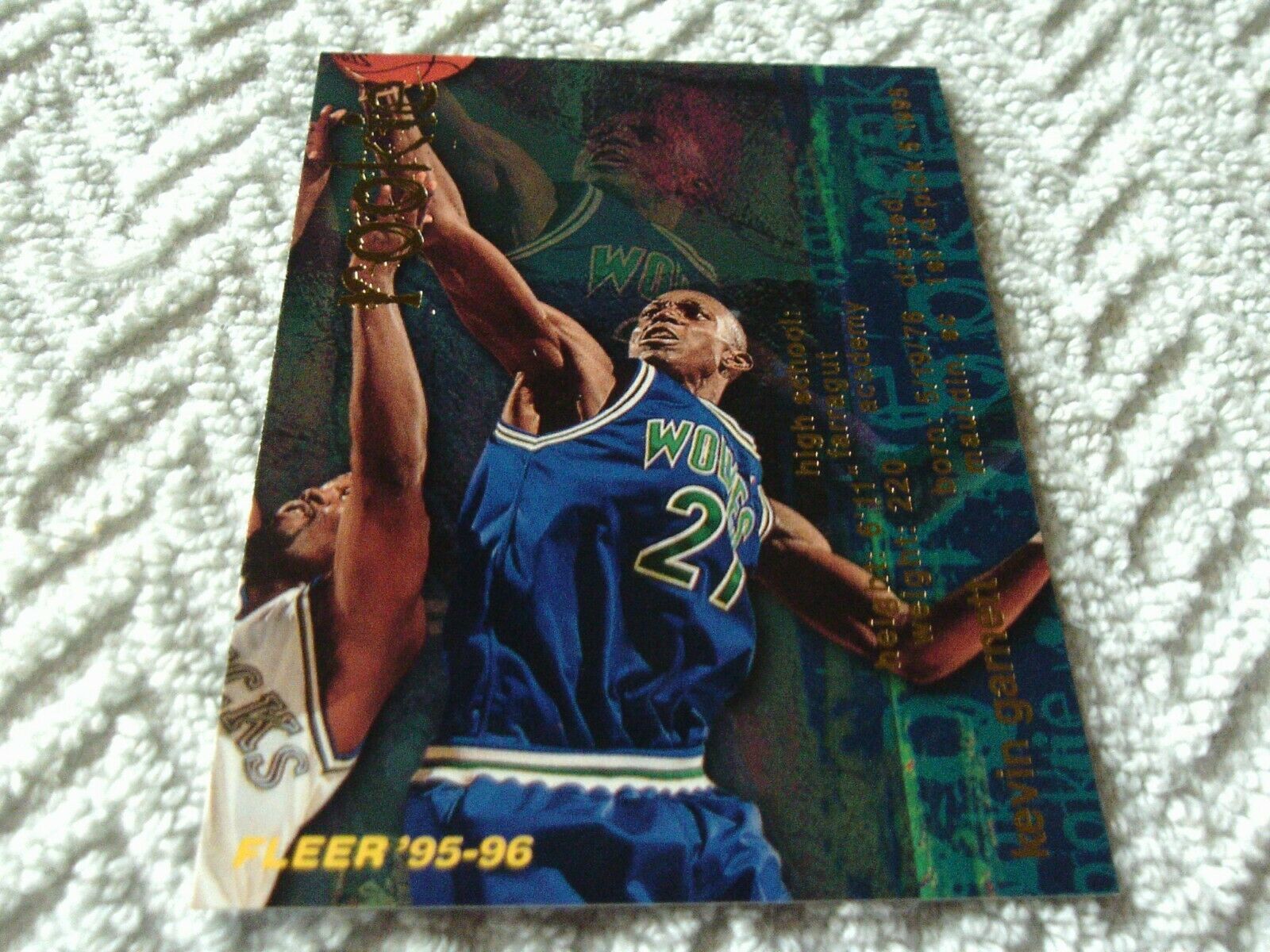 Rare 1995 Kevin Garnett Rookie Card PSA Graded Gem Mint 10 RC