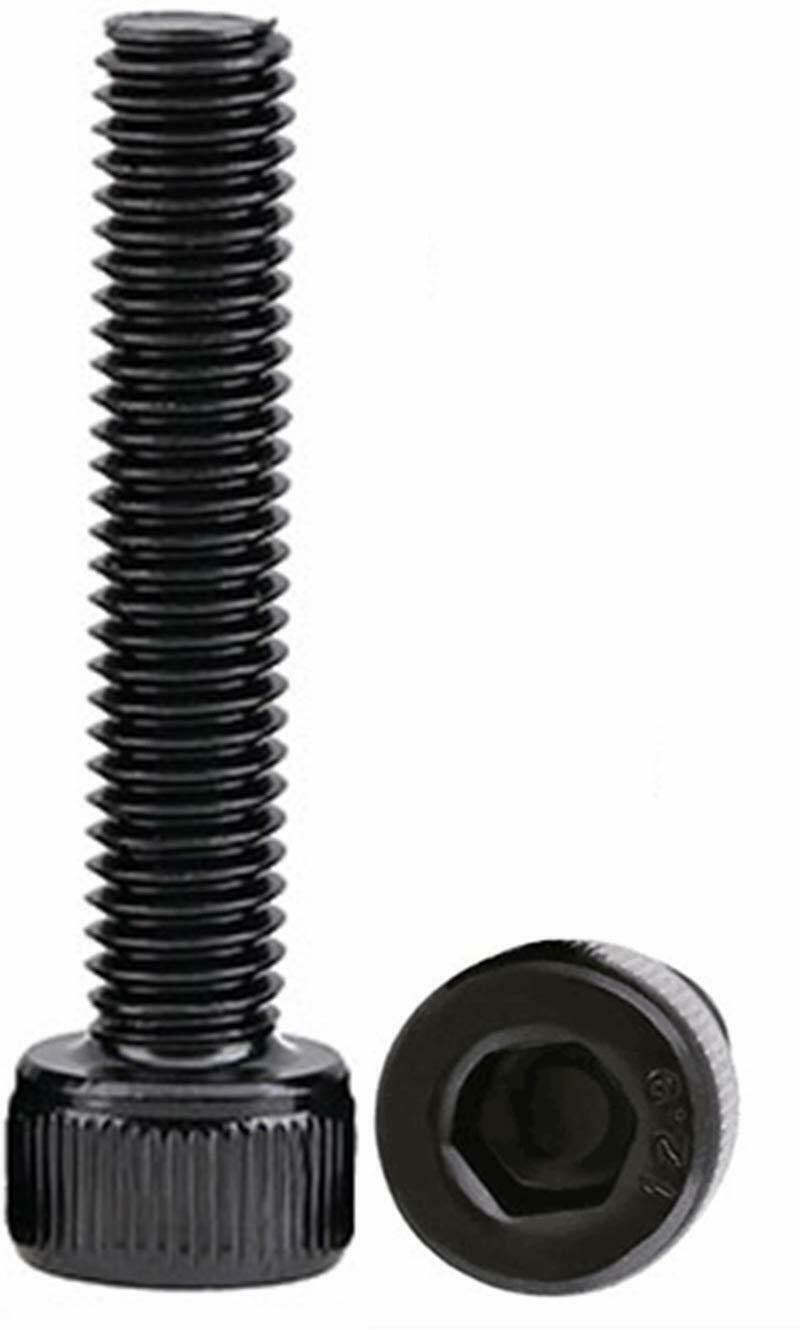 M6 X 60mm Socket Head Cap Screws 129 Alloy Steel Black Oxide 10 Coarse 25 Pcs Screws And Bolts 