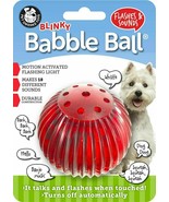 Medium Blinky Babble Ball Lights Up &amp; Talks - Toy for Dogs - Pet Qwerks ... - $10.40