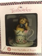 Boyd's Bears Wink Teabearie Resin Figure # 24310 Retired Approx 3" Mint In Box - $39.99