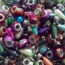 Mix Of Beads And Dangles All Colors 1 Bracelet - $29.69