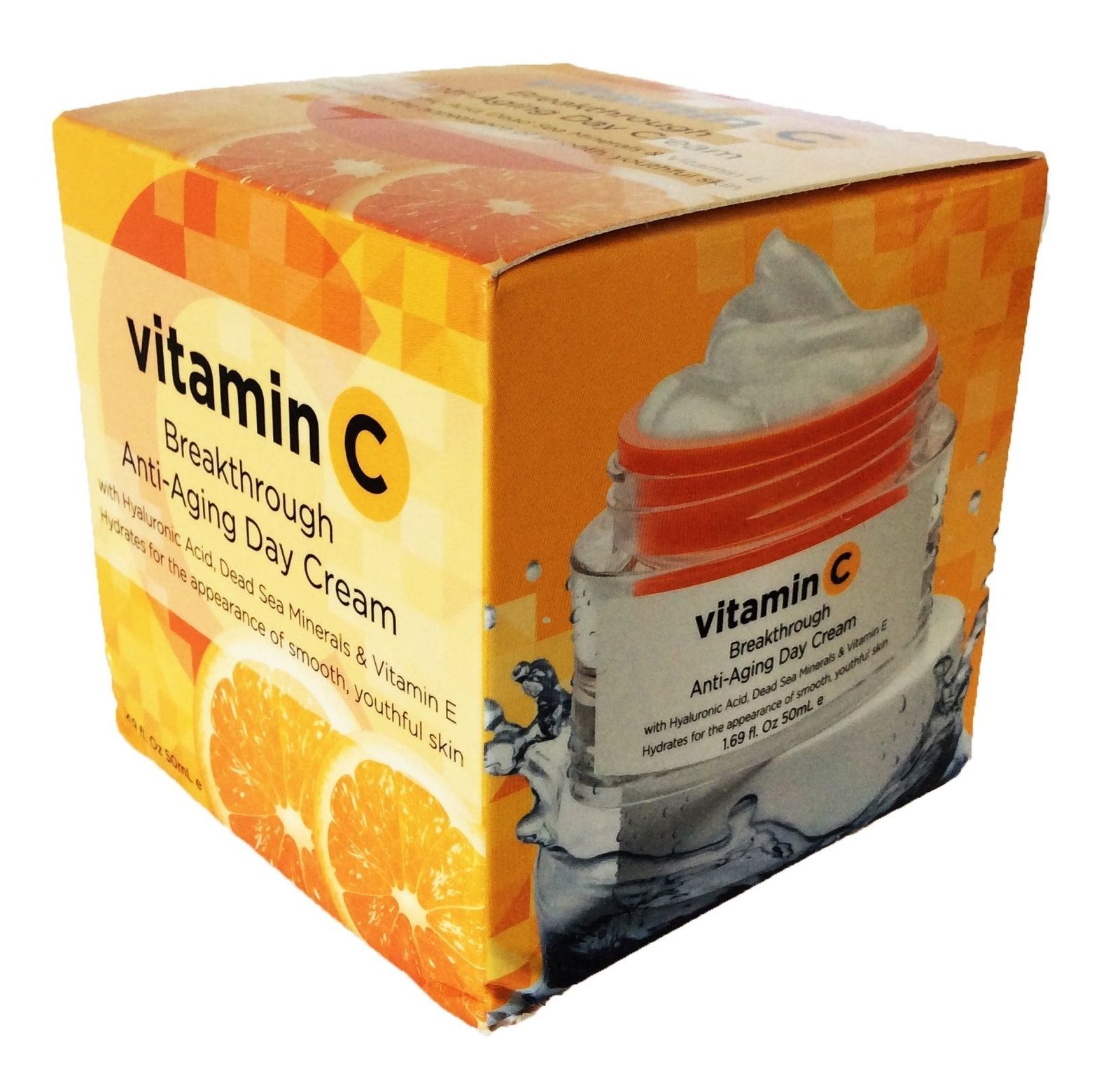 Vitamin C Breakthrough AntiAging Day Cream with Hyaluronic Acid, Dead