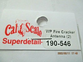 Cal Scale # 190-546 WP Firecracker Antenna, 2 per Pack HO-Scale image 2