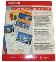 Box of 100 Sheets Canon 8.5" x 11" High Resolution Paper F51-2111-400 - $15.90