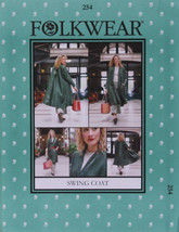 Folkwear Swing Coat #254 Sewing Pattern Only folkwear254 - $23.95
