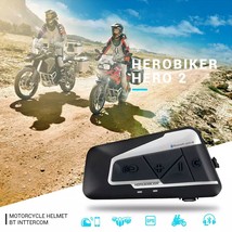 HEROBIKER 1200M Motorcycle Helmet Intercom Waterproof Bluetooth Headset ... - $69.99
