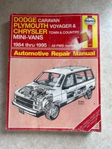 Dodge Caravan & Plymouth Voyager 1984-1988 Repair Manual Haynes #1231 - $16.82