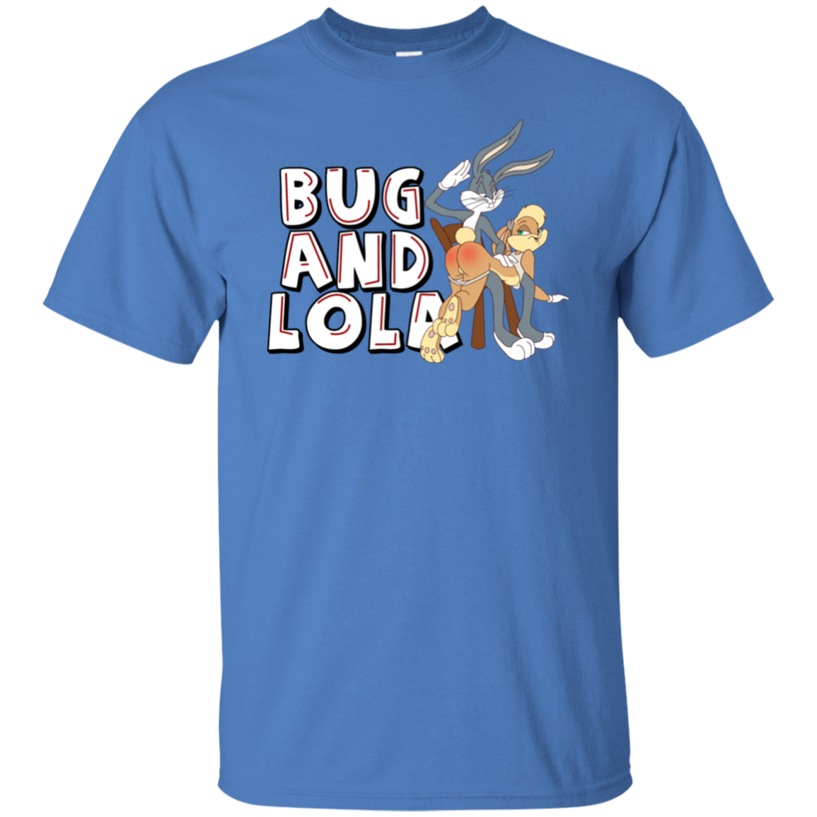 Bugs Bunny and Lola, Cotton T-Shirt - Iris - T-Shirts, Tank Tops