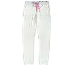 NWT Vera Bradley White Ivory Jogger Pants Pretty Posies Small - $44.54
