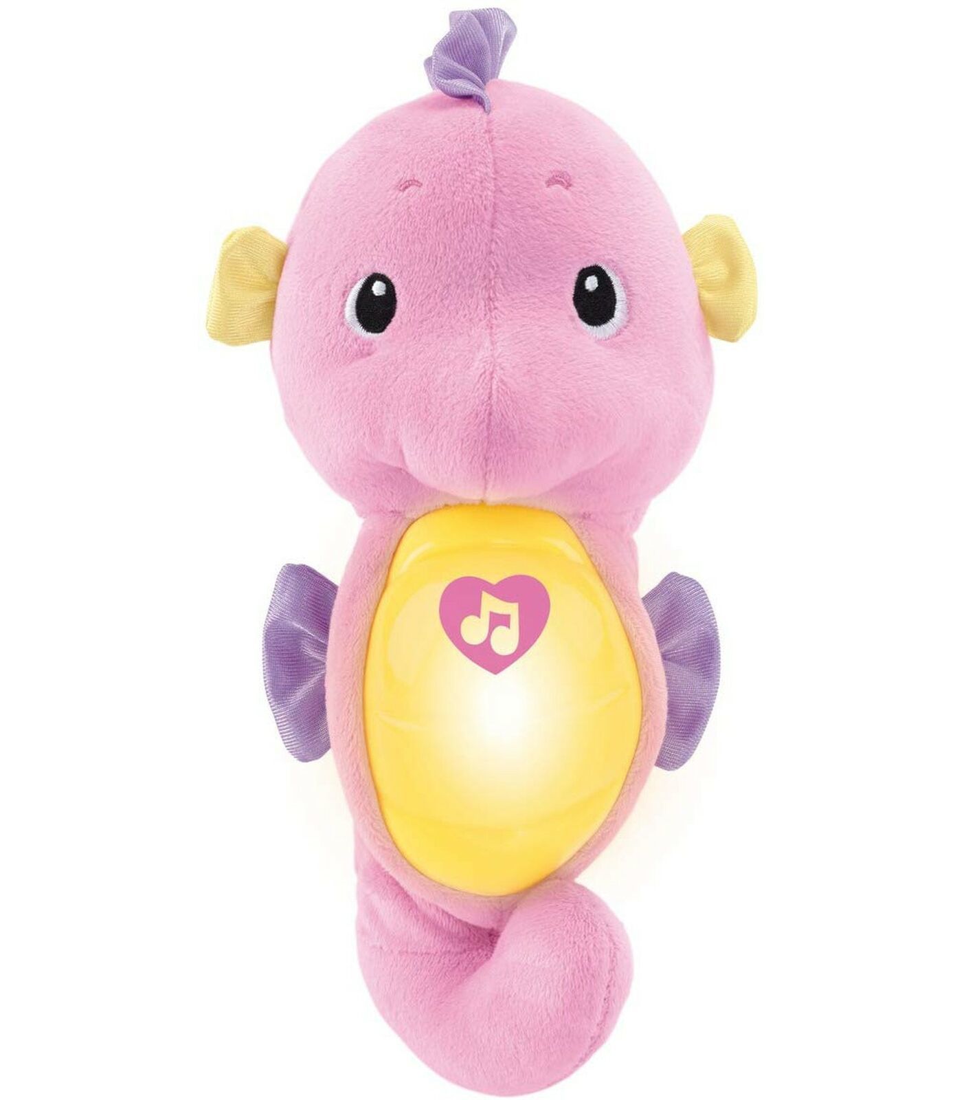 FisherPrice Soothe & Glow Seahorse, Pink Plush Baby Toys