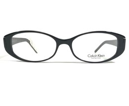 Calvin Klein 783 090 Eyeglasses Frames Black Round Full Rim 51-16-140 - $37.65