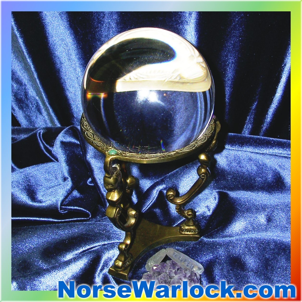 Psychic Oracle Crystal Scrying Ball Clear Visions of Past Present & Future! Jewelry