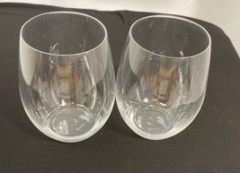 Riedel Stemless Wine Glasses, Cabernet or Merlot,  Lot of 2 - $14.24