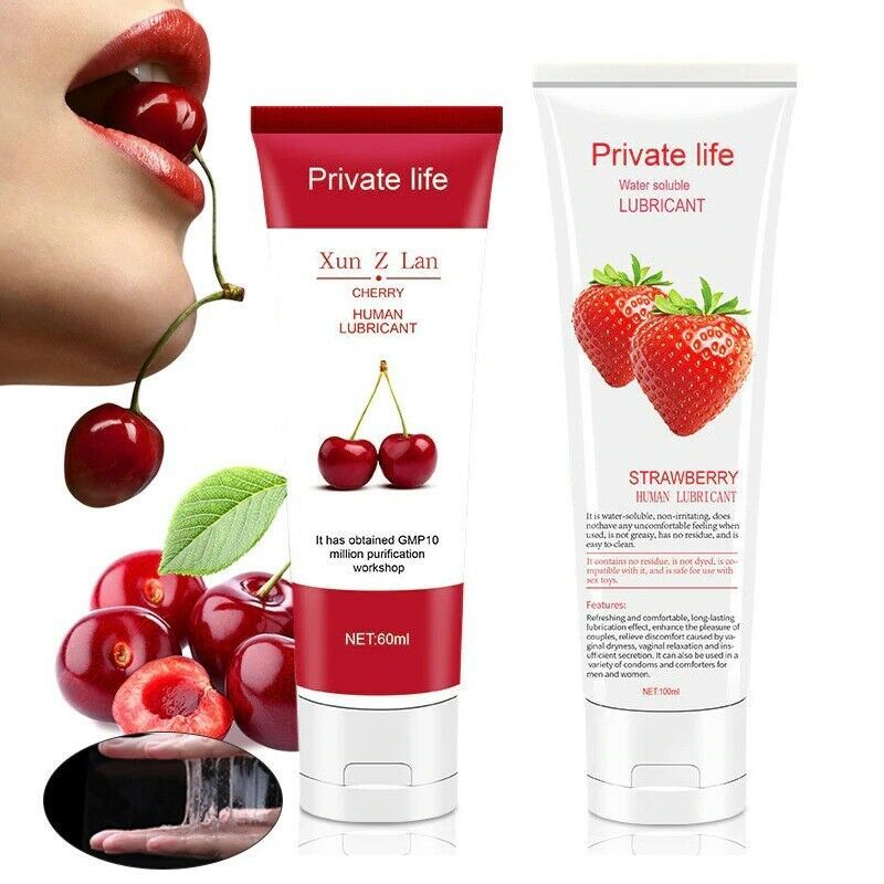 100ml Fruit Flavor Water Based Sex Personal Lubricant for Men and Woman