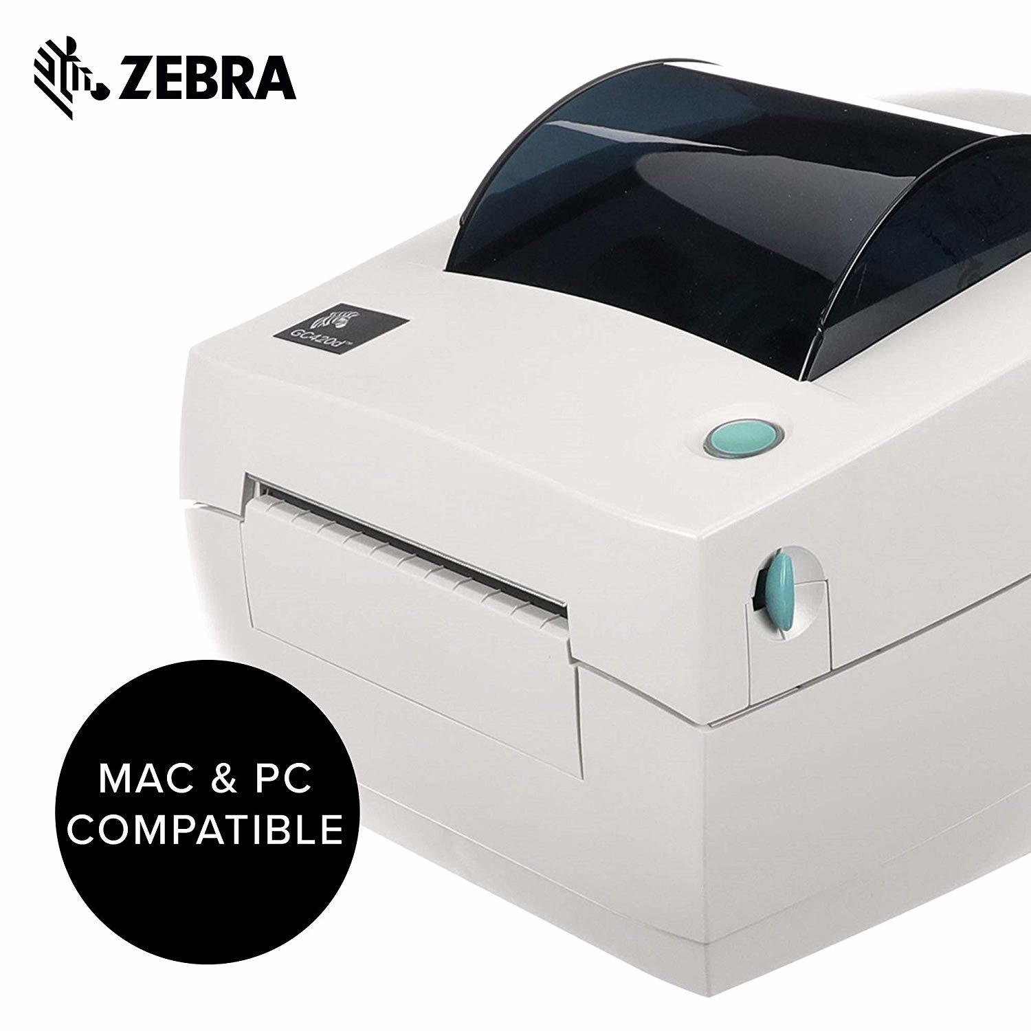 Zebra Gc420d Direct Thermal Desktop Label Printer Gc420 200510 000 Printers 3542
