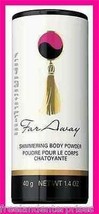 Womens Fragrance Set FAR AWAY Shimmering Body Powder Talc ~NEW~ (Quantity of 1) - $19.88