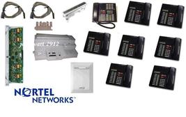 NORTEL NORSTAR CICS 4X8 PHONE SYSTEM (1) M7310 PHONE (7) M7208 PHONES FL... - $999.95