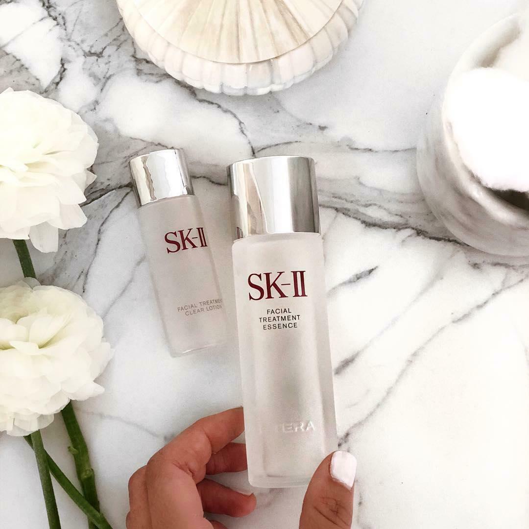 SKII SK2 Facial Treatment Clear Lotion 30ml + Clear Skin Cotton