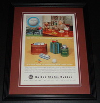 1959 United States Rubber Golf Balls 11x14 Framed ORIGINAL Vintage Advertisement
